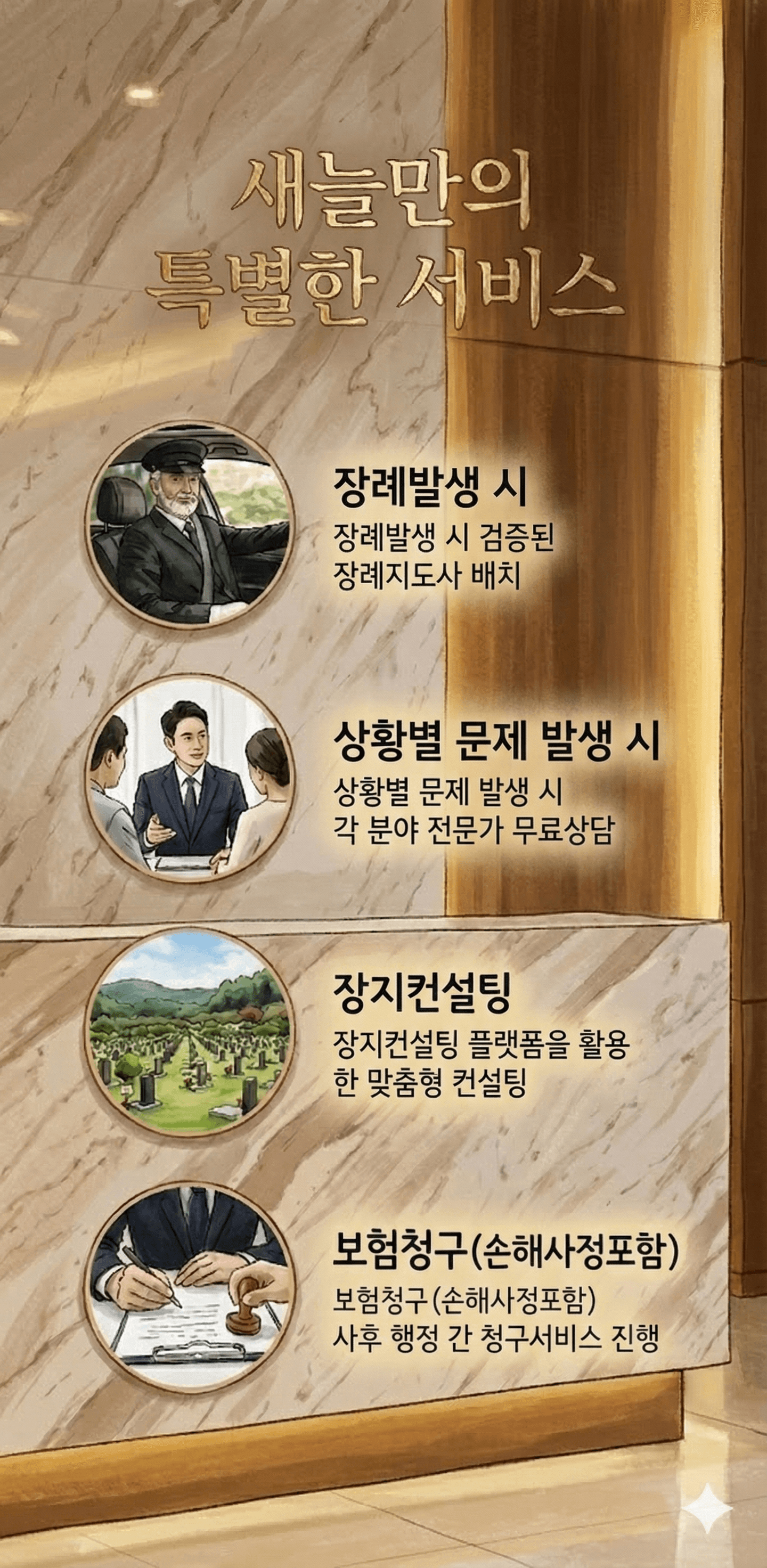 새늘서비스 절차 안내 이미지